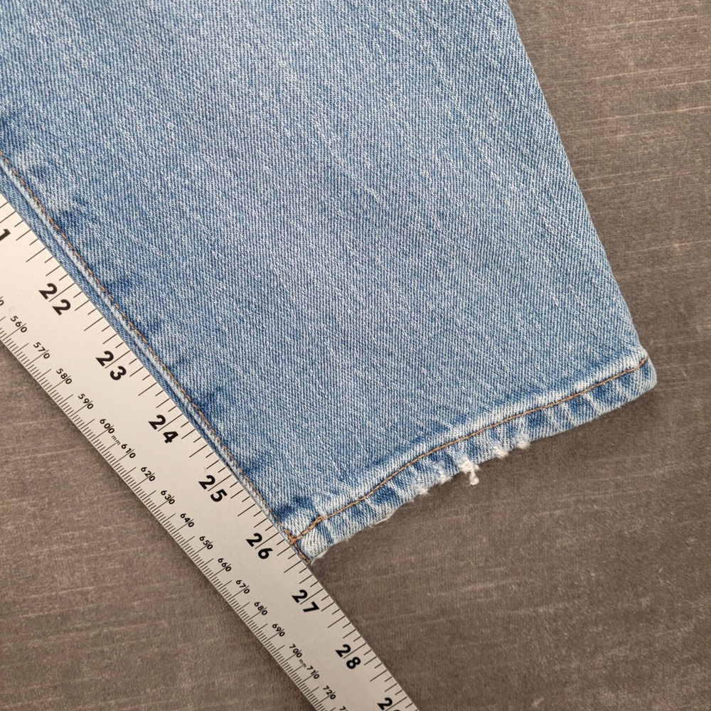 Madewell Classic Straight Jean Light Wash High Rise Denim Womens Size 26‎ - Picture 7 of 8